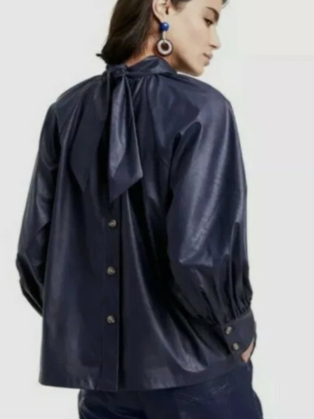 Rachel Comey x Target Faux Leather Top NWT Women's Small S